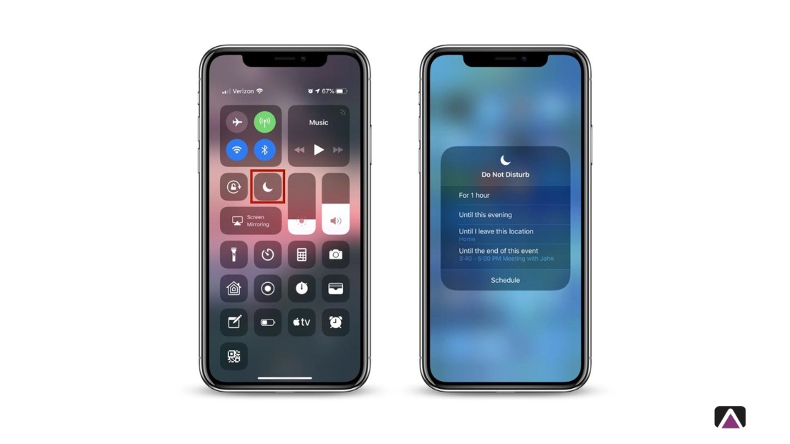 وضع عدم الإزعاج (Do Not Disturb) مفعّل