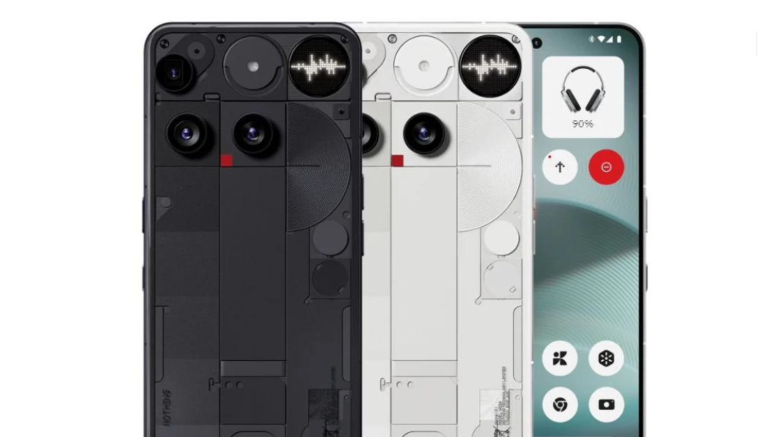 التصميم والشاشة Nothing Phone 3