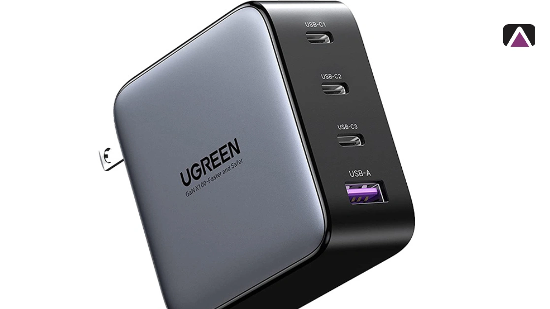 يوغرين Nexode شاحن جداري 100 واط (4 منافذ GaN) UGREEN