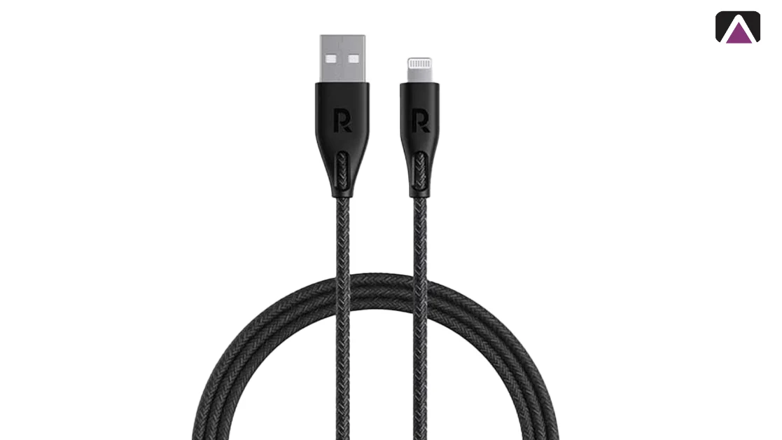 راف باور كيبل شحن USB-A إلى لايتننغ (2 متر)