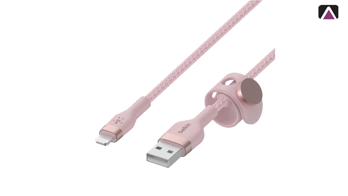 كابل بيلكن Silicone USB-C إلى لايتننغ (1 متر)