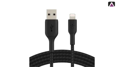 كابل بيلكن مضفر Lightning إلى USB-A (1 متر)