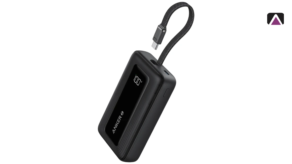 أنكر زولو باور بانك 30 واط مع كيبل USB-C مدمج