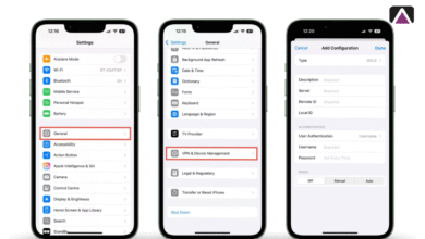 تفعيل الـ VPN على جهازك